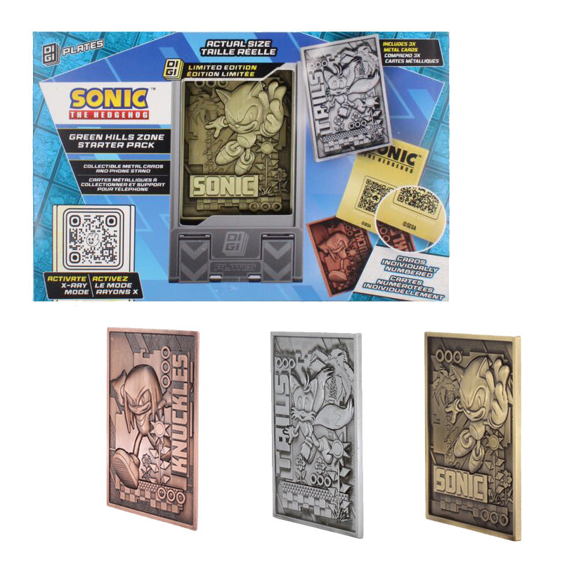 Sonic Modern Sonic Digiplate Starter Pack - 3 Metal Cards + Stand