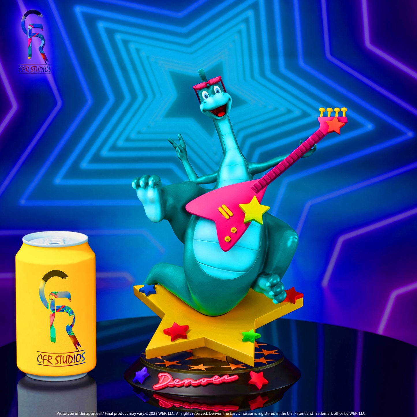 Denver Le Dernier Dinosaure Statue 1/6 Denver Rockstar 42cm