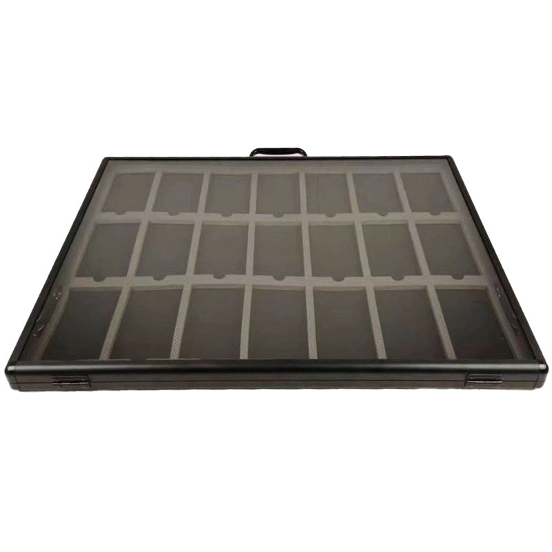 Evoretro Aluminium Display Case 60x90cm for 21 Graded Cards