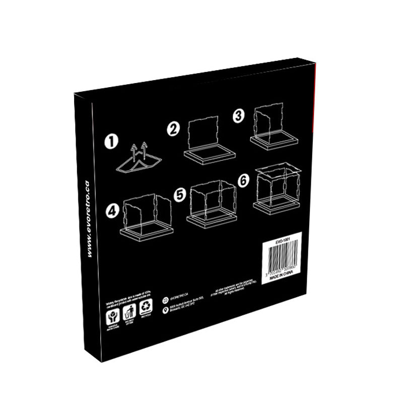 Evoretro Acrylic Display Case 20x20x20cm