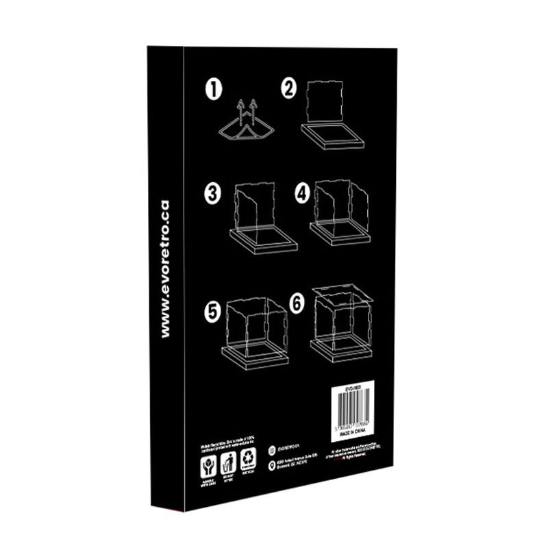 Evoretro Acrylic Display Case 20x20x30cm