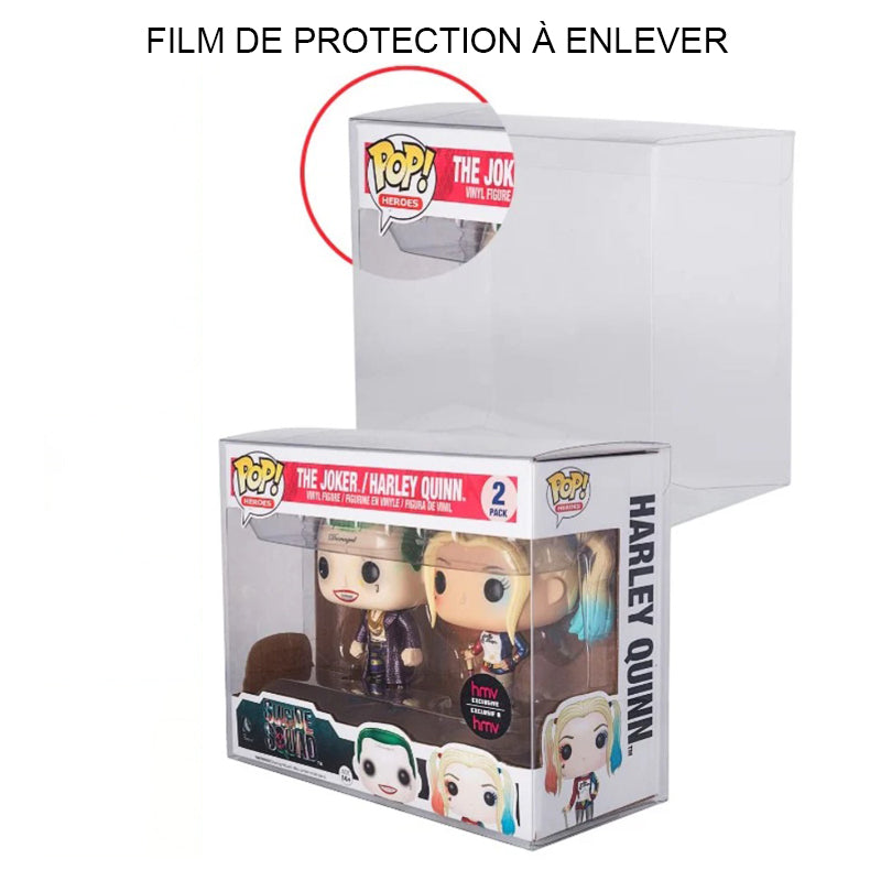 Evoretro Protective Case 0.40mm for Funko Pop 2-Pack - Pack of 10