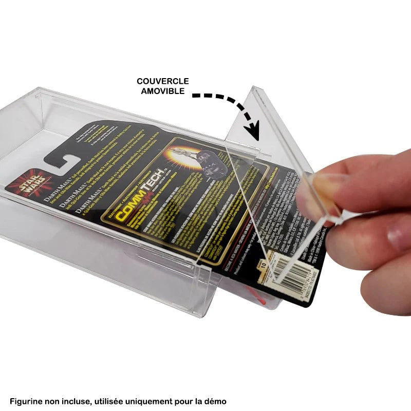 Evoretro Acrylic Case x2 for Star Wars / G.I. Joe Carded 3.75" Action Figures