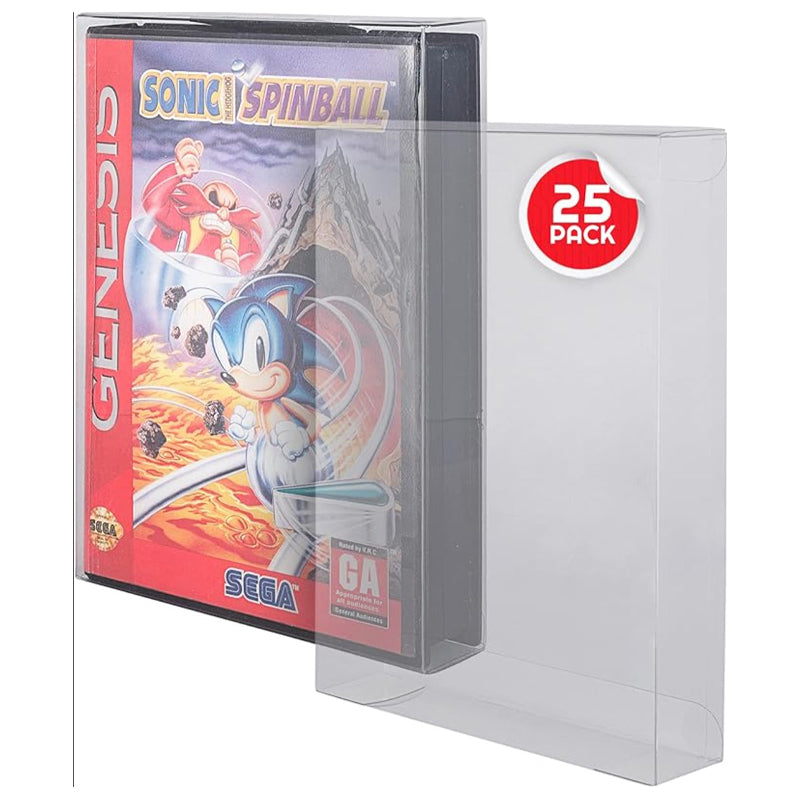 Evoretro Sega Megadrive Box Pet Protectors - Pack of 25