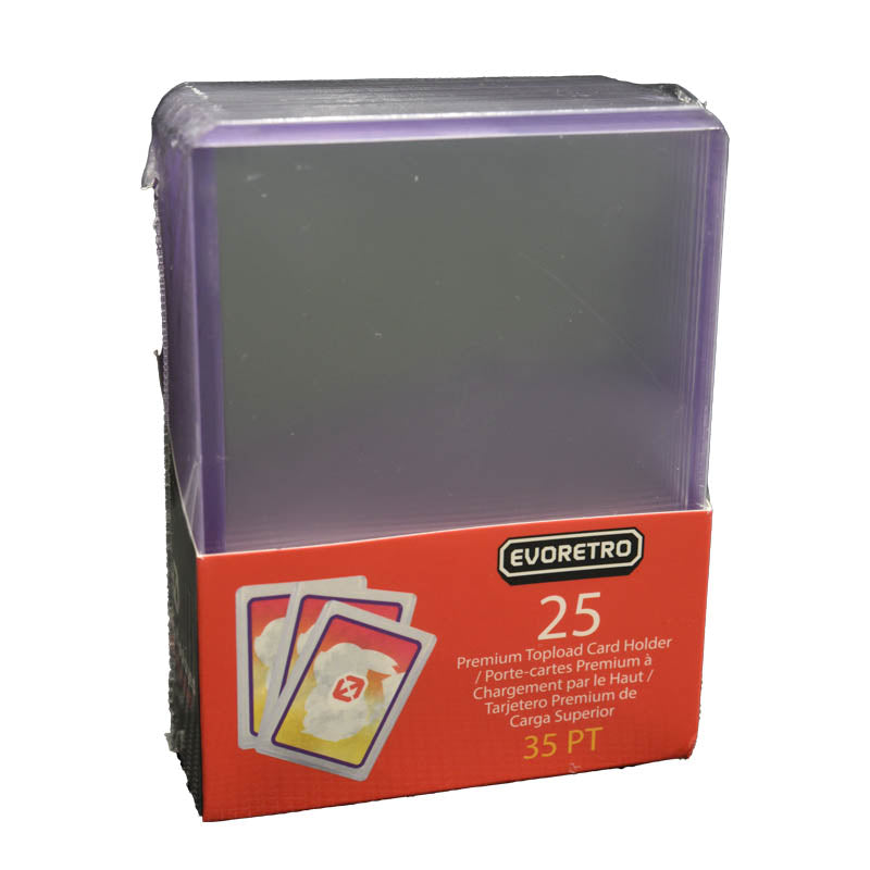 Evoretro Premium Toploader 35pt 3x4'' (7.5x10cm) - 25pcs