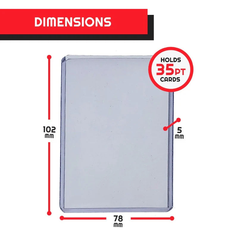 Evoretro Premium Toploader 35pt 3x4'' (7.5x10cm) - 25pcs