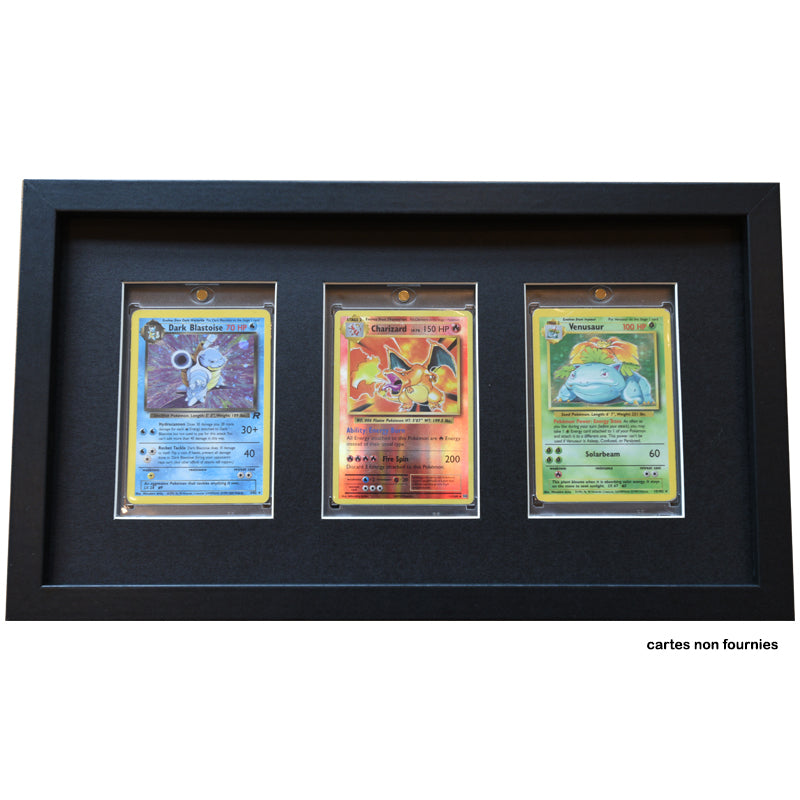 Evoretro Wooden Magnetic Display Frame for 3 Standard Cards