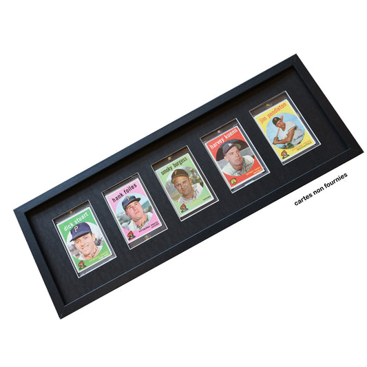 Evoretro Magnetic Wooden Display Frame for 5 Standard Cards