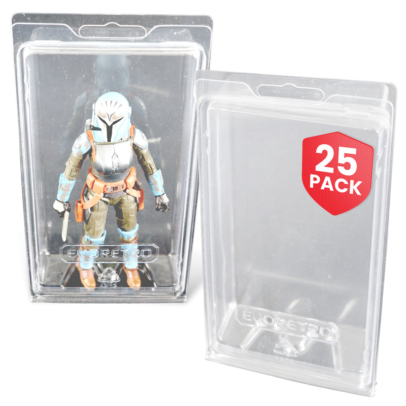 Evoretro Protective Case for 6 inch Action Figures 15cm - Pack of 25