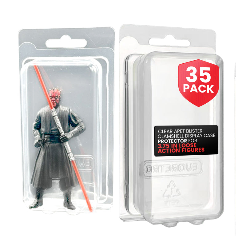 Evoretro Protective Case for 3.75 inch Figures - Pack of 25
