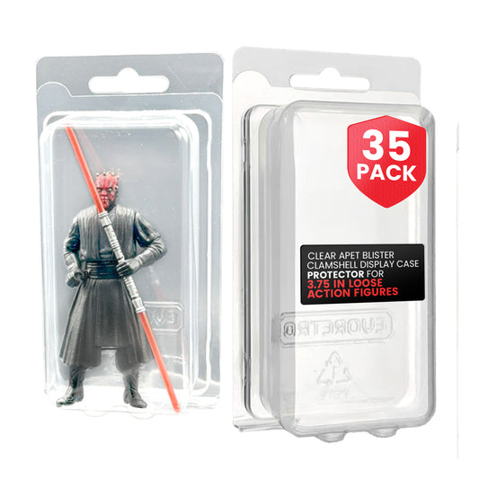 Evoretro Protective Case for 3.75 inch Figures - Pack of 25