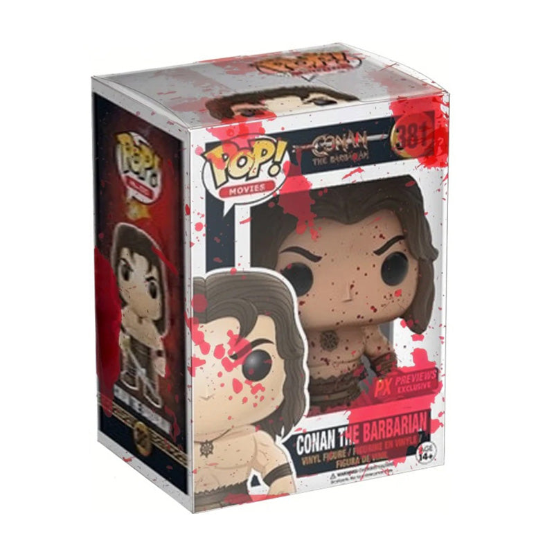 Evoretro Protective Case 0.40mm for Funko Pop - Blood Splatter Pack of 10