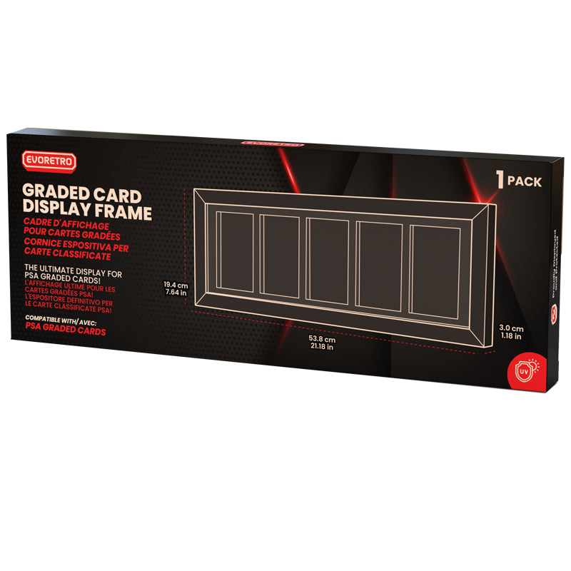Evoretro Wooden Frame for 5 PSA Graded Cards