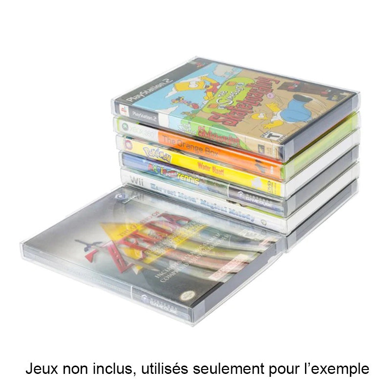 Evoretro Protective Case for Gamecube/Xbox360/Wii/PS2/DVD - Pack of 25pcs