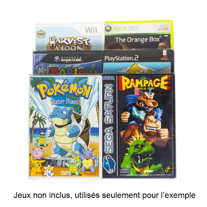 Evoretro Protective Case for Gamecube/Xbox360/Wii/PS2/DVD - Pack of 25pcs