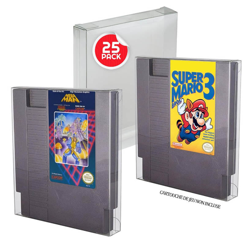 Evoretro Protective Case for NES Cartridge - Pack of 25