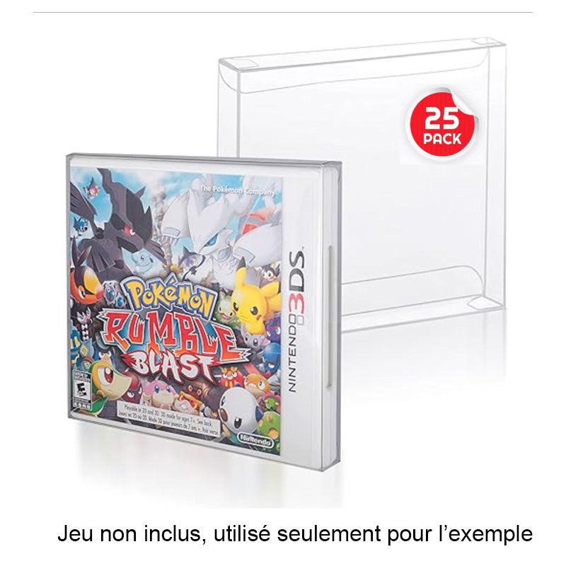 Evoretro Protective Case for 3DS Games - Pack of 25pcs