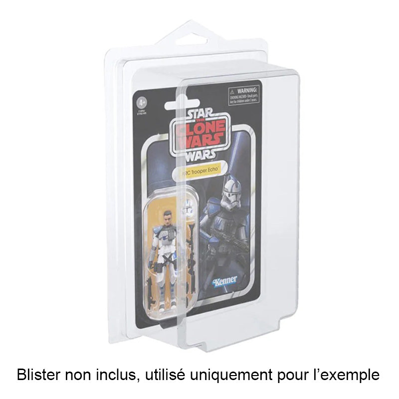 Evoretro Protective Case for Hasbro 3.75" Carded Figures - Pack of 25pcs