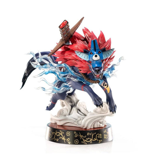 Okami Statue Oki Wolf 21cm