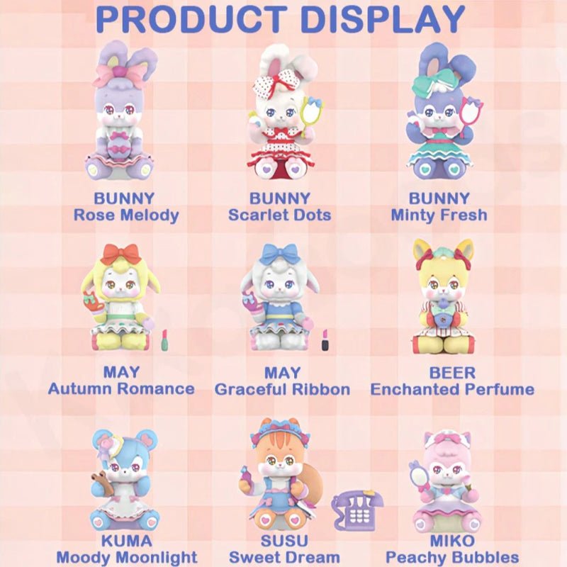 FuwaFuwa by 52Toys - Glamour Cutie (Blind Box, Display of 8)