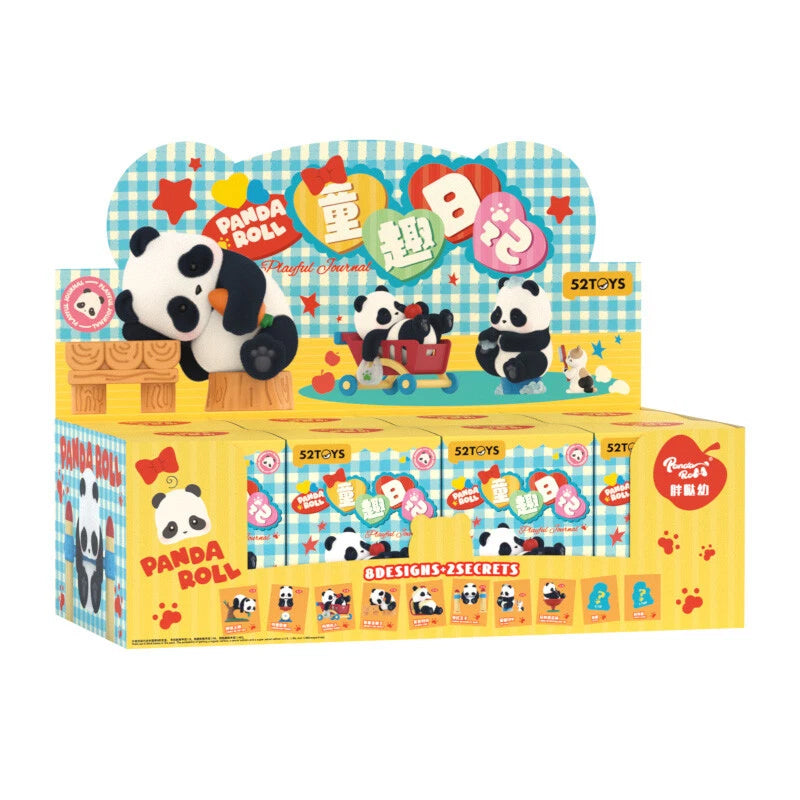 Panda Roll 52Toys Playful Journal - Box of 8pcs