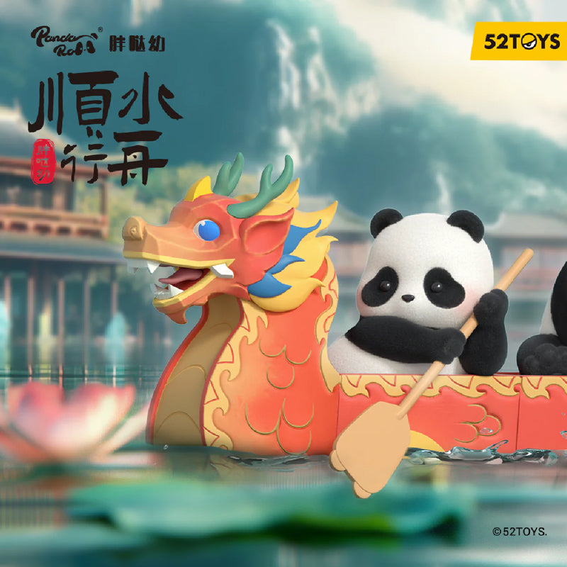 Panda Roll 52Toys Dragon Boat Racing Box of  4pcs
