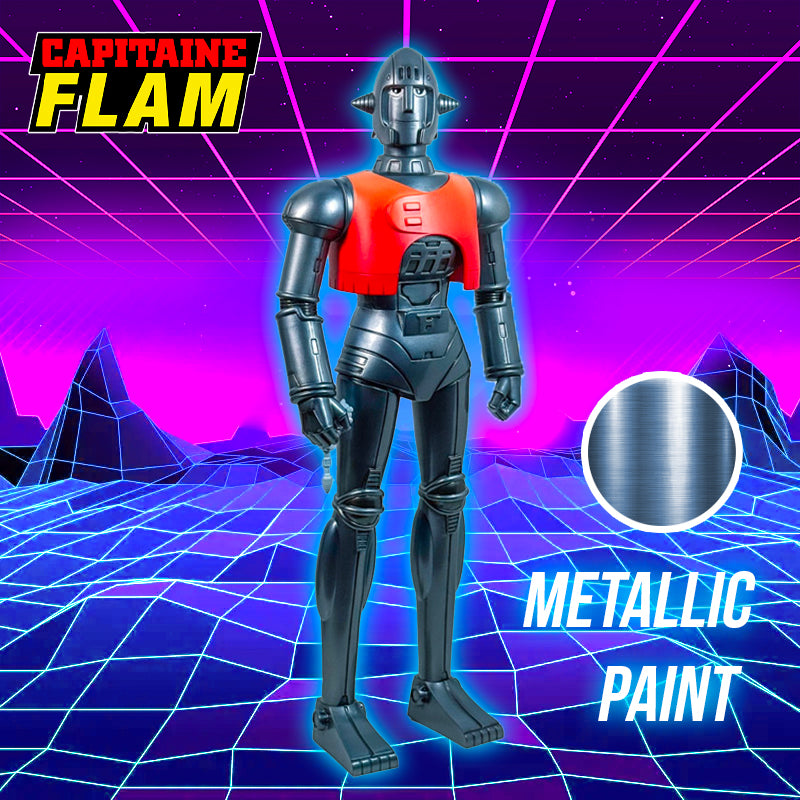 Captain Future (Capitaine Flam) - Crag Figure Metallic Paint Exclusive 25cm (FR Box)