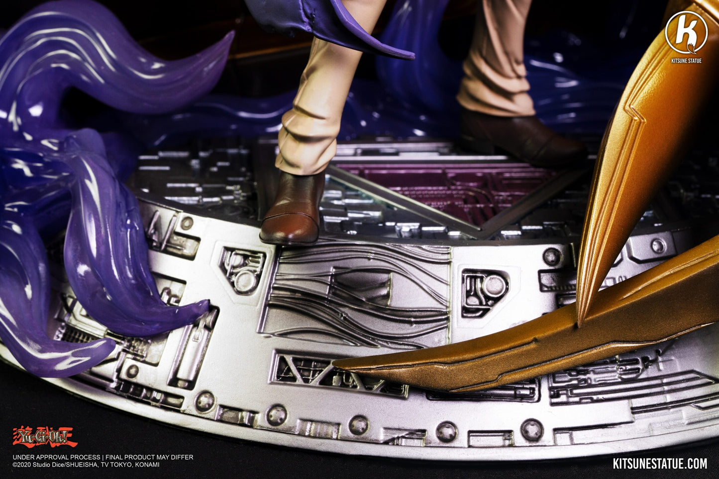 1/7 Yu-Gi-Oh Statue Resine Marik & Le Dragon Aile De Ra 46cm