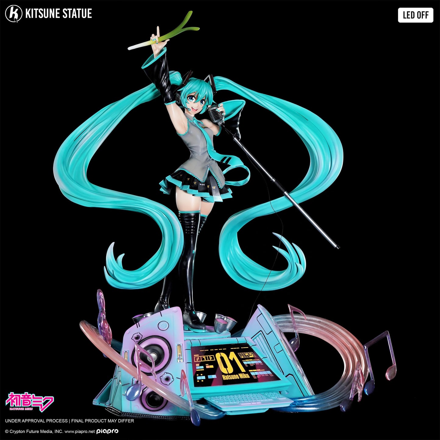 1/6 Hatsune Miku Statue Resine Hatsune 41cm