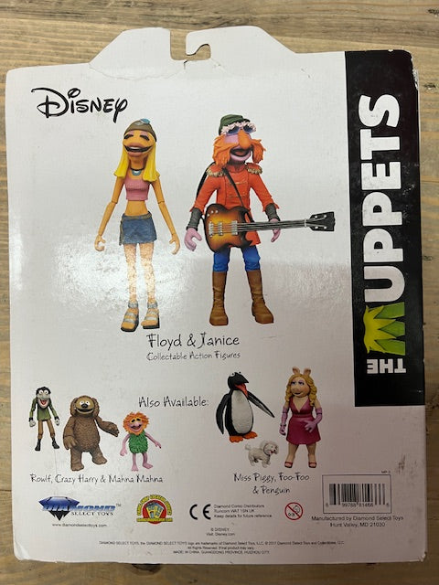 The Muppets Select  Series 3 Assortment:Floyd Pepper and Janice Set