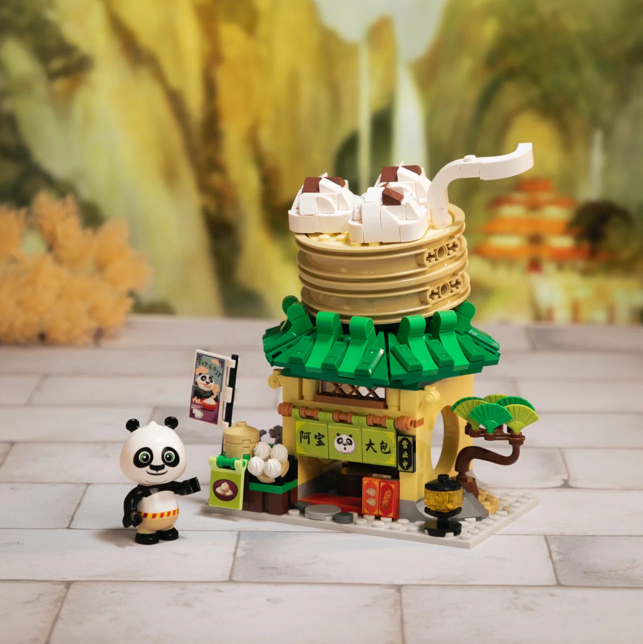 Pantasy X Kung Fu Panda Mini Street View- Po's Dumpling Shop 86505