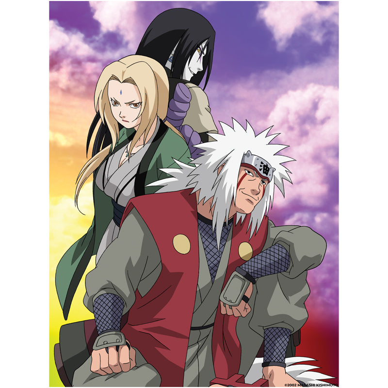Naruto Metal Plate Poster Classix 30x40cm - 3 Sannin