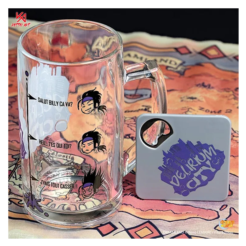 Dreamland Coaster & Bottle Opener