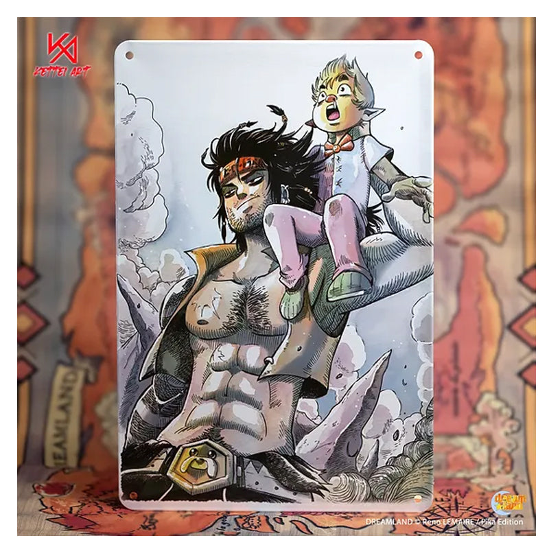 Dreamland Mini Metal Plate Poster