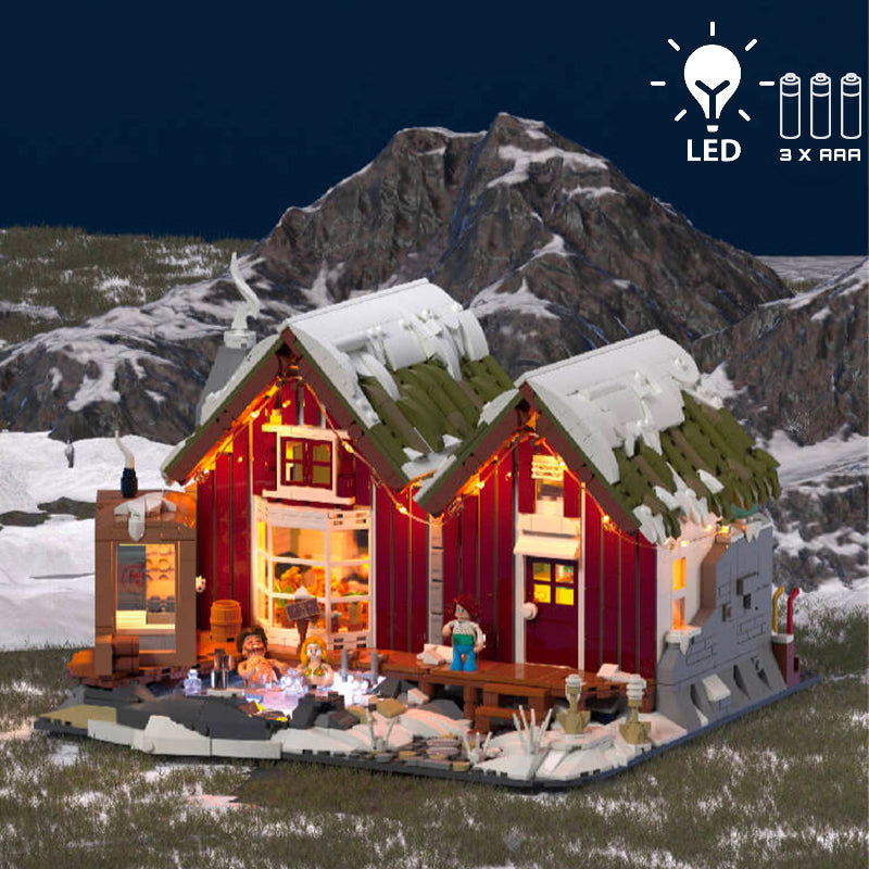 Lumibricks Retro House 10011 Spa Cabin