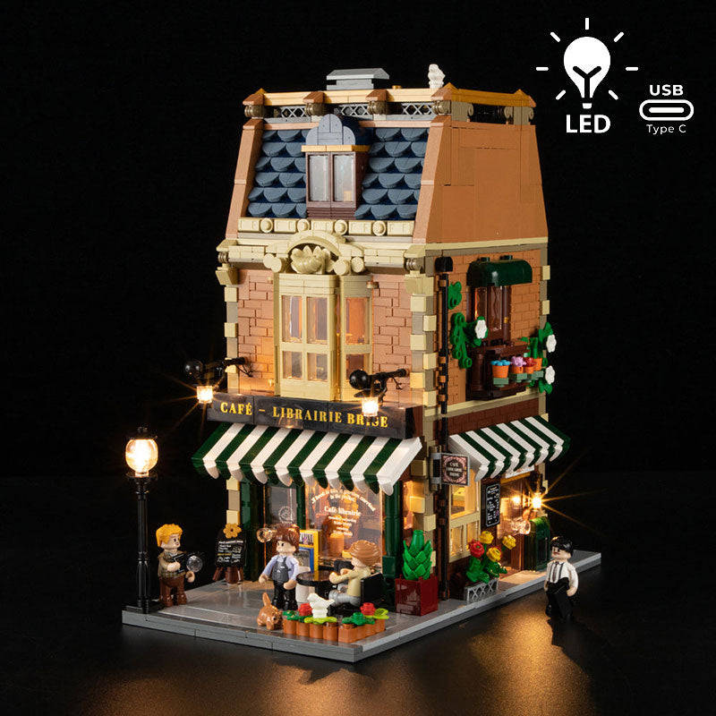 Lumibricks Town Life 15002 Book-Cafe 1718Pcs