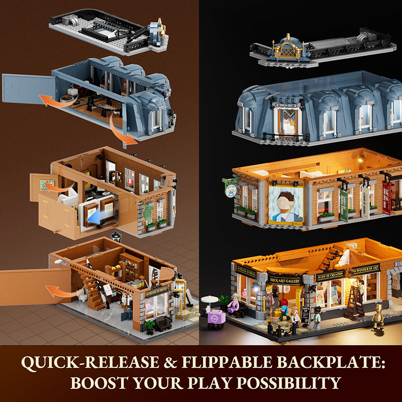 Lumibricks Town Life 15007 Brick Art Gallery