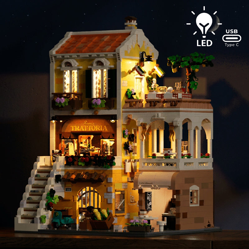 Lumibricks Town Life 15010 Italian Homestyle Restaurant
