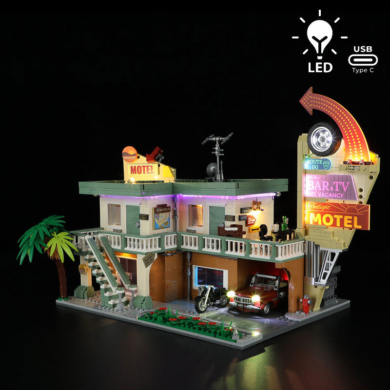 Lumibricks Road Trip 18002 Twilight Motel