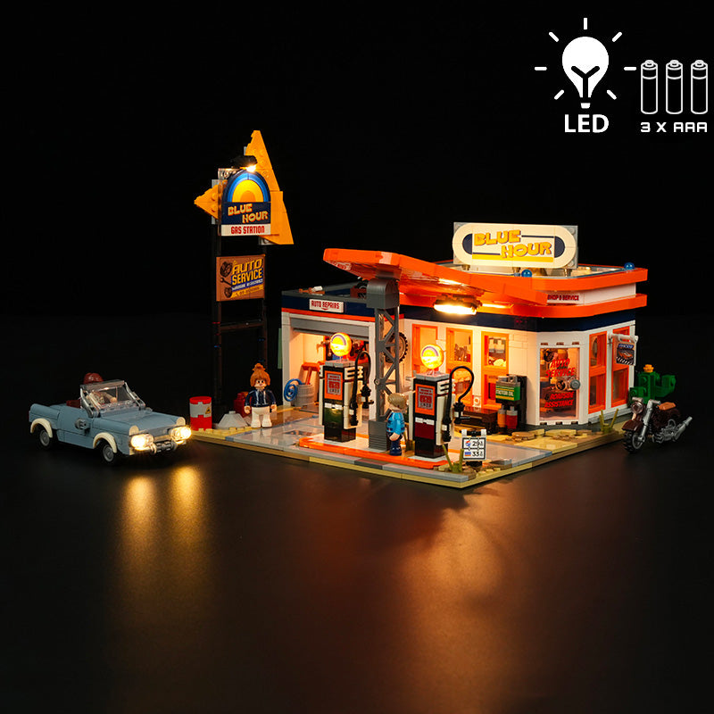 Lumibricks Road Trip 18003 Gas Station
