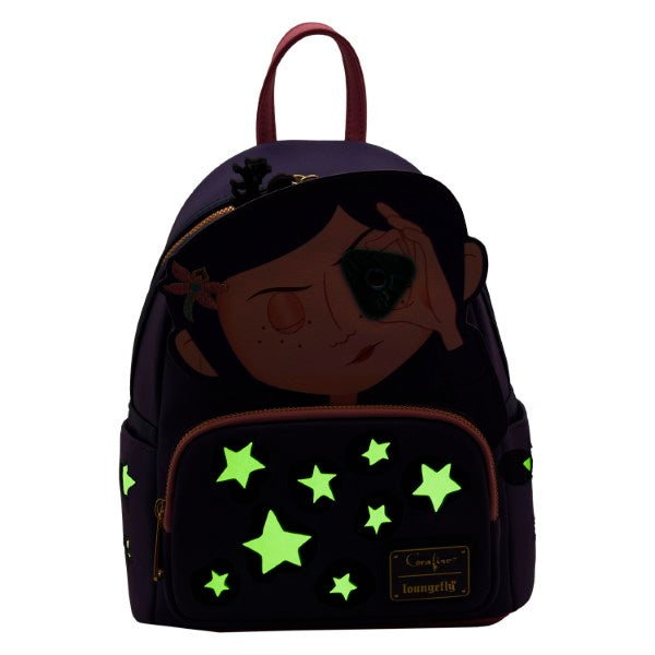 Coraline Loungefly Mini Backpack - Stars Cosplay