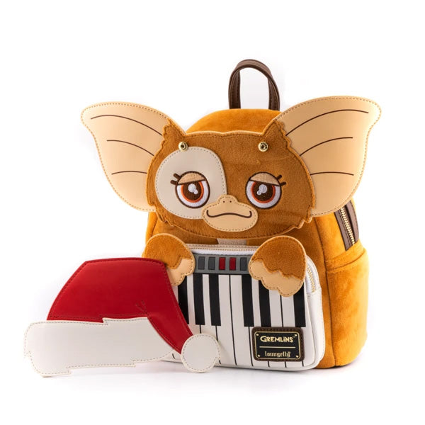 Gremlins Loungefly Mini Backpack - Gizmo Holiday Cosplay (Removable Hat)