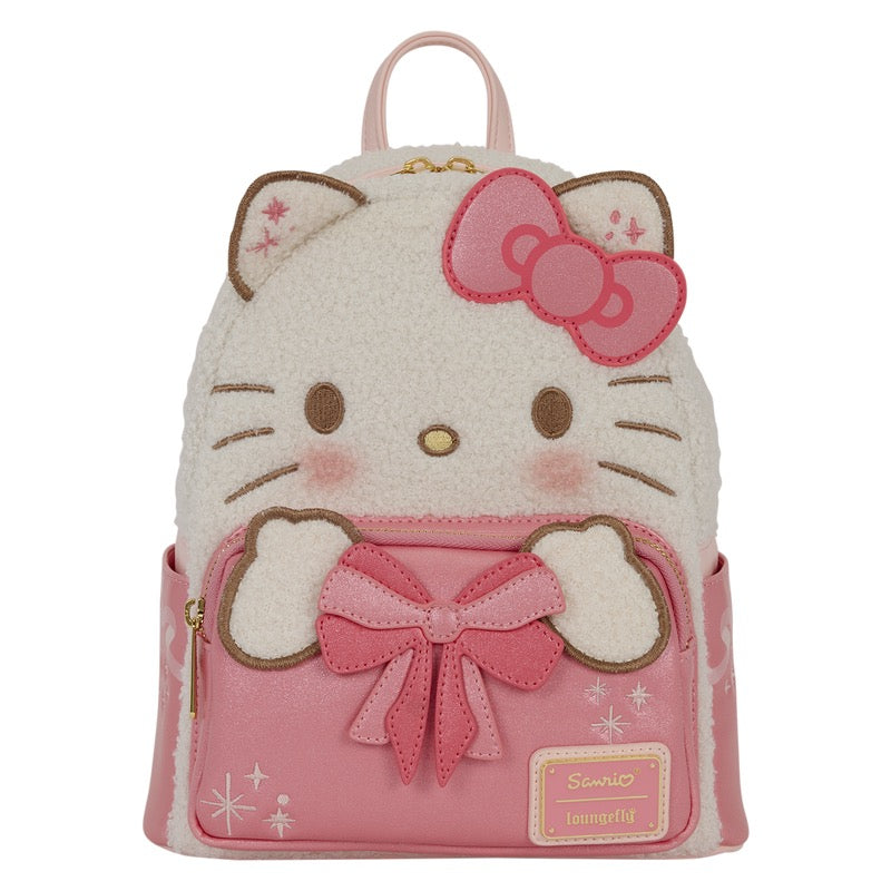 Sanrio Loungefly Mini Sac A Dos Hello Kitty Holiday Plush & Glitter Cosplay