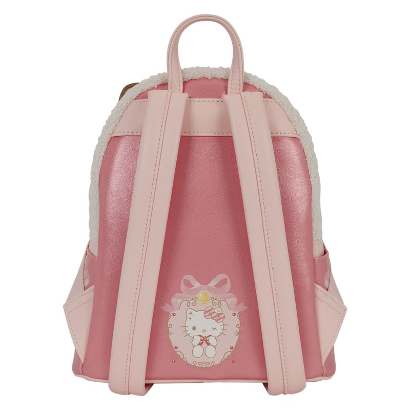 Sanrio Loungefly Mini Sac A Dos Hello Kitty Holiday Plush & Glitter Cosplay