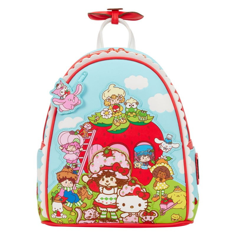 Hello Kitty Loungefly Mini Backpack - Sanrio x Strawberry Shortcake