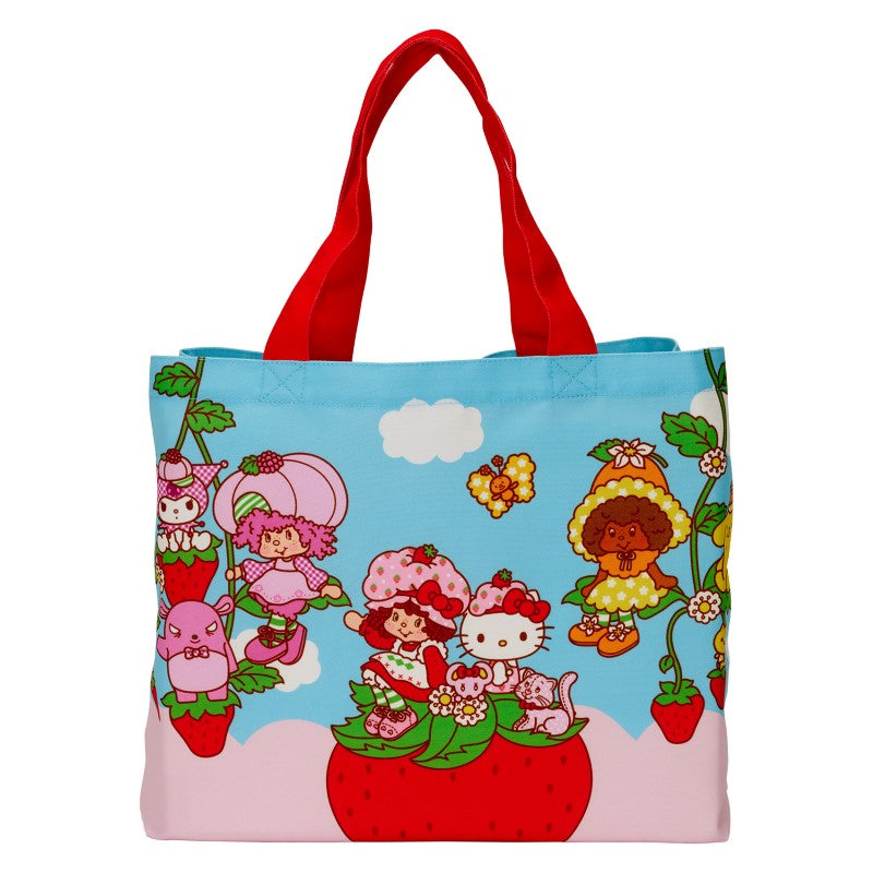 Hello Kitty Loungefly Tote Bag - Sanrio x Strawberry Shortcake
