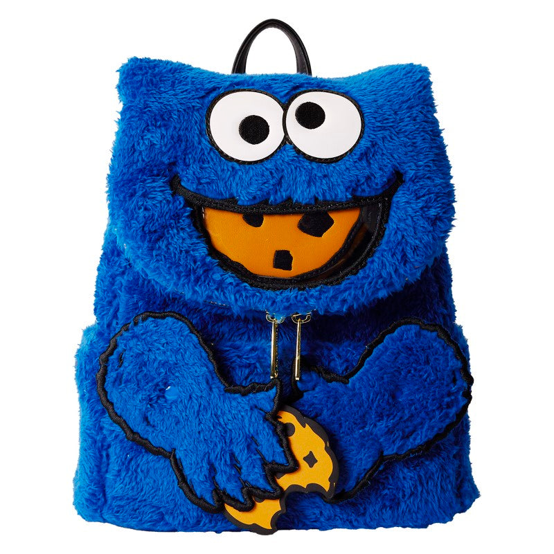 Sesame Street Loungefly Mini Backpack - Cookie Monster (Plush)