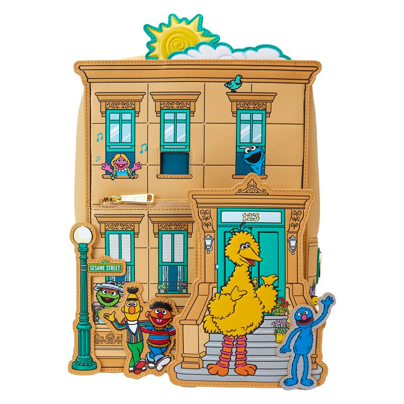 Sesame Street Loungefly Mini Backpack - Corner Building