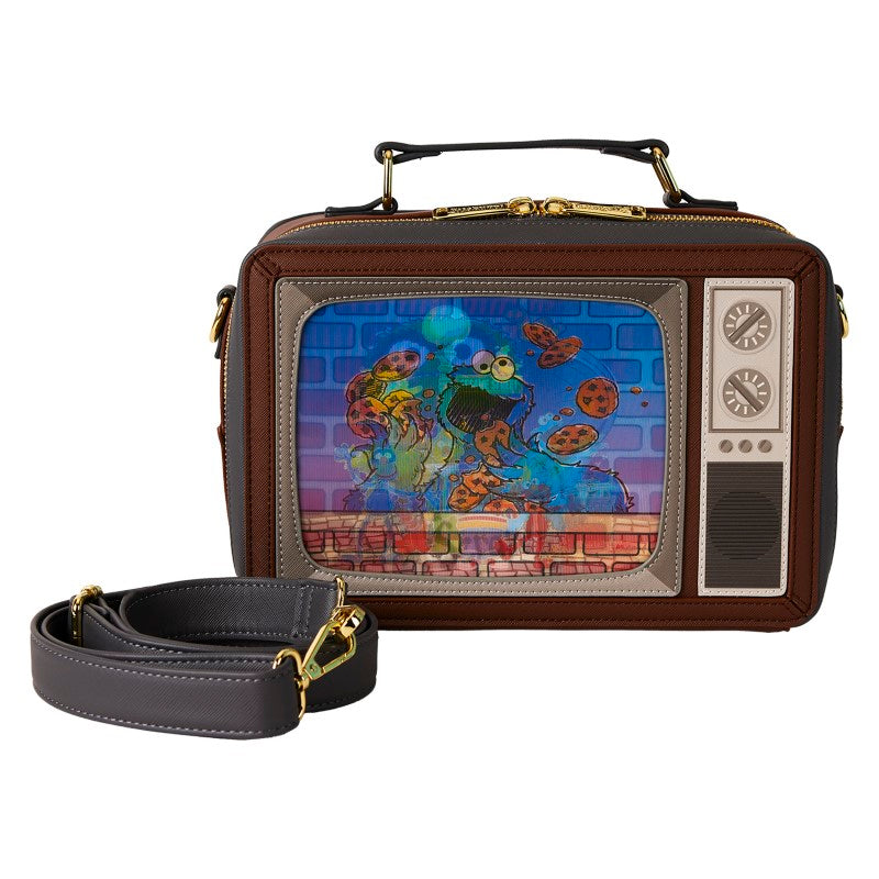 Sesame Street Loungefly Handbag - Lenticular Retro TV