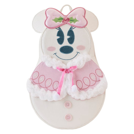 Disney Loungefly Mini Backpack Minnie Pastel Figural Snowman